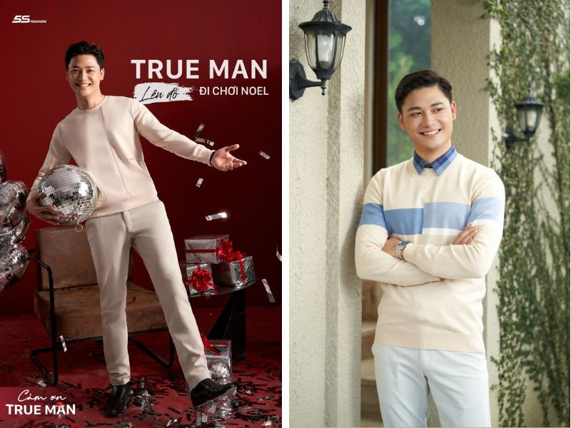 Áo len nam đa dạng kiểu dáng trên Shopee