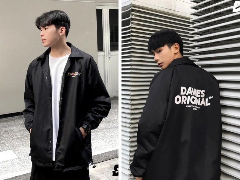 Davies - Áo khoác dù nam cao cấp