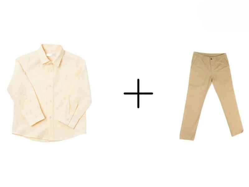 Lưu ý khi lựa chọn áo màu kem phối với quần màu gì nam?