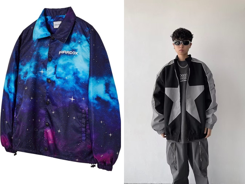 PARADOX - Áo khoác dù nam unisex cá tính