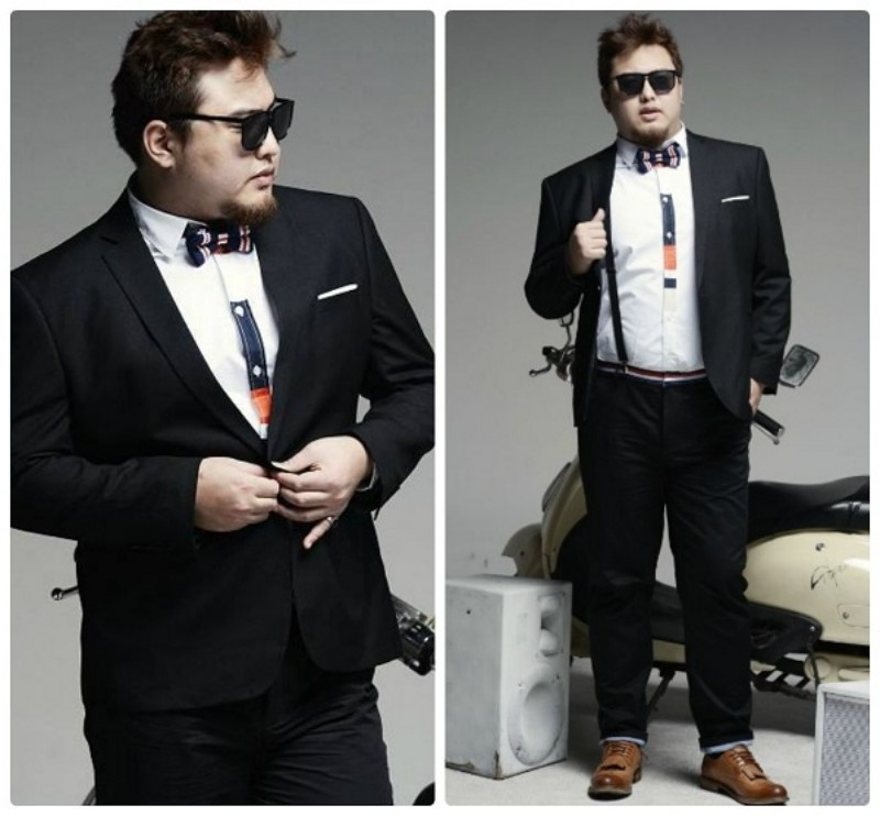 Áo Blazer - bí quyết giúp các chàng béo mặc đẹp hơn