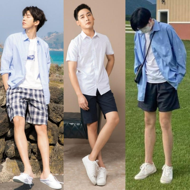 Áo thun/ áo polo/ áo sơ mi mix quần short