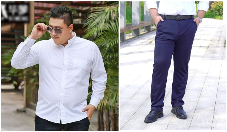 Kết hợp quần tây dài và áo sơ mi