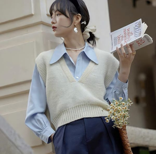 Phong cách áo gile nữ cách điệu được ưa chuộng