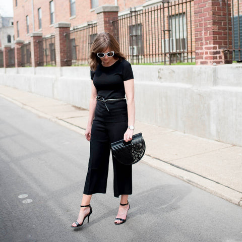 Quần culottes và áo phông
