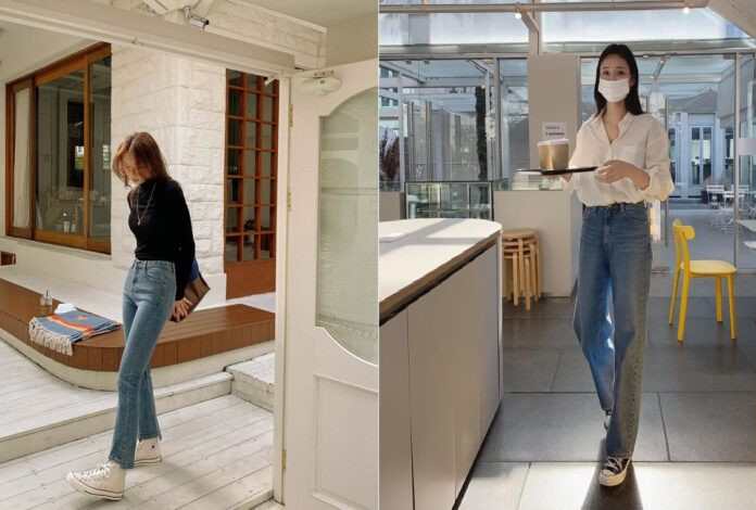 Quần jeans với thiết kế đa dạng và chất liệu bền bỉ phù hợp với nhiều hoàn cảnh.