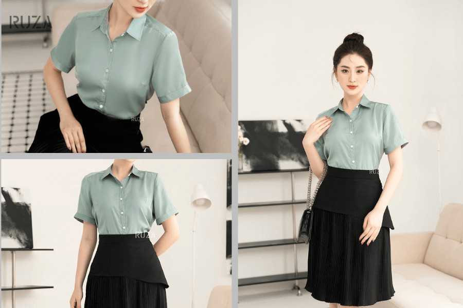 Lưu ý phối đồ cùng màu xanh pastel