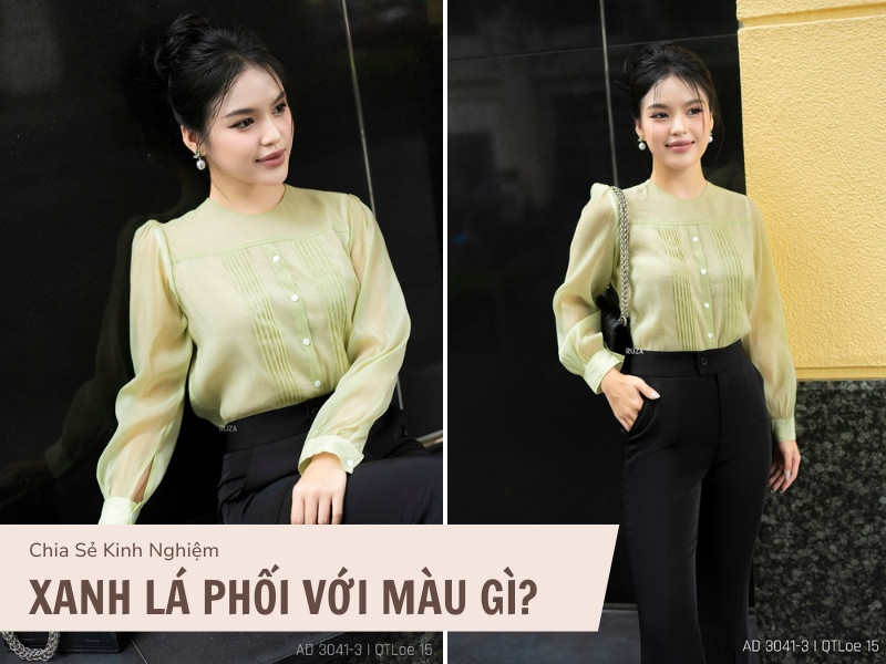 Màu xanh lá: Bí quyết phối đồ hoàn hảo cho phong cách thời trang