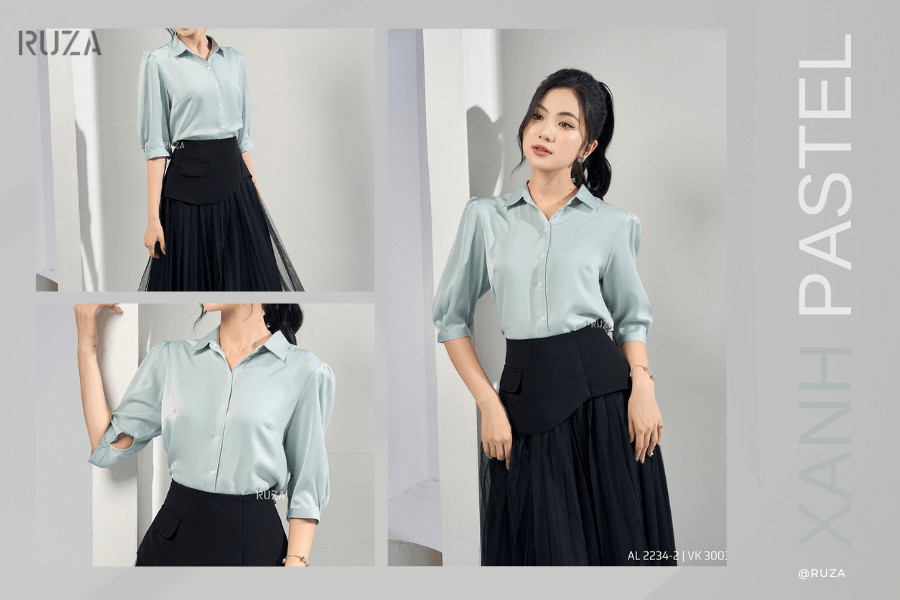 Xu Hướng Màu Xanh Pastel Trong Thời Trang 2025: Phối Đồ Thời Thượng và Đẳng Cấp